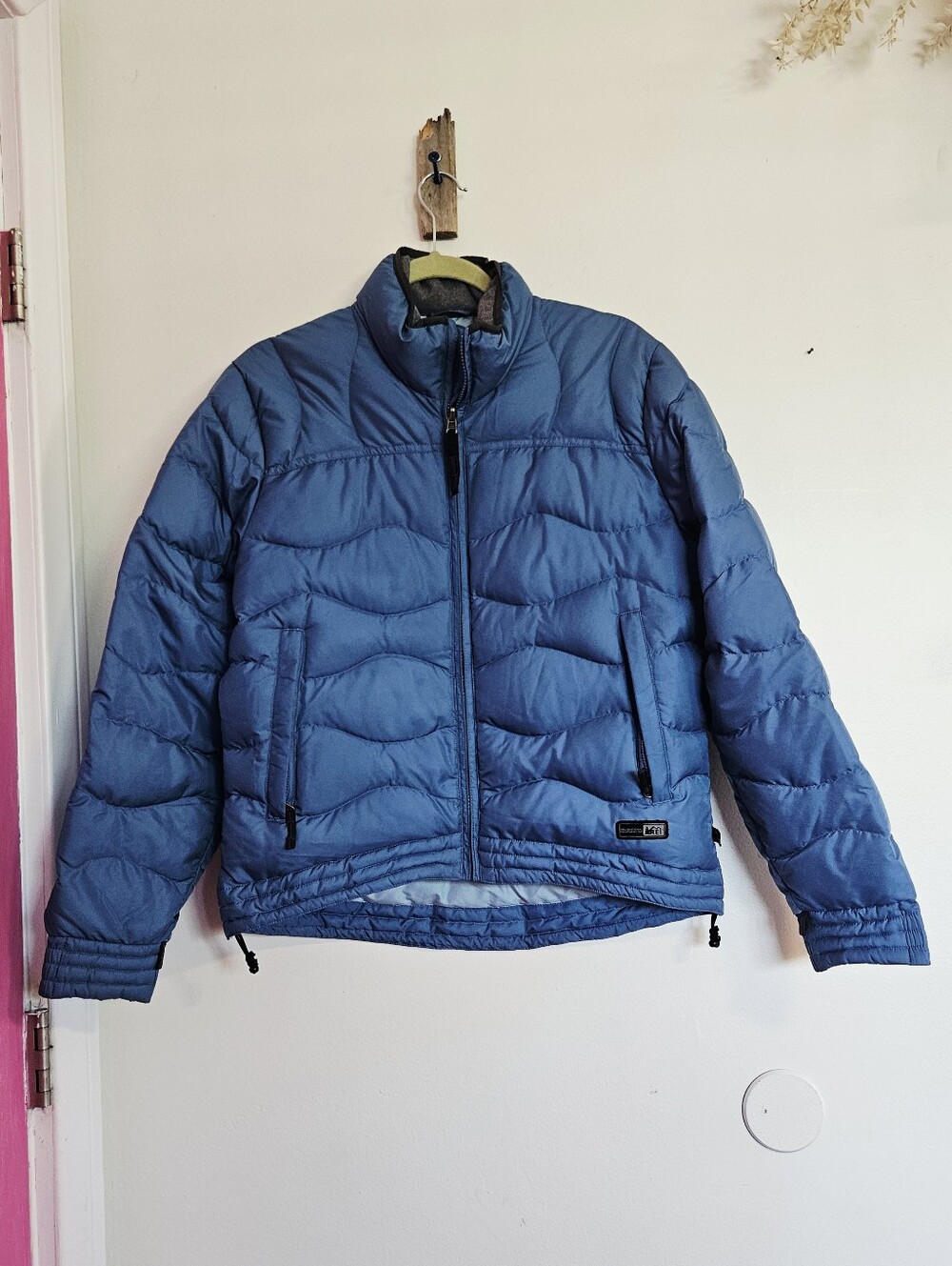 REI Womens Blue Puffer Jacket - Lightweight Insulated Coat Size M